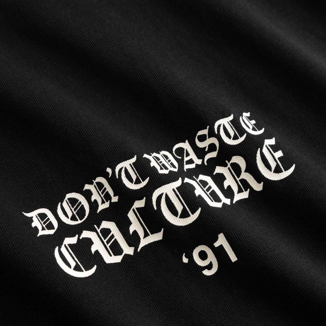 Don’t Waste Culture Fina Longsleeve T-shirt Schwarz