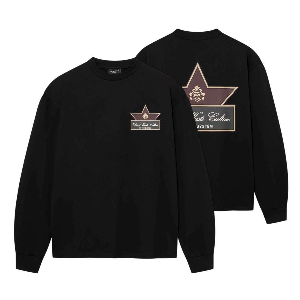 Don’t Waste Culture Orel Longsleeve T-shirt Schwarz