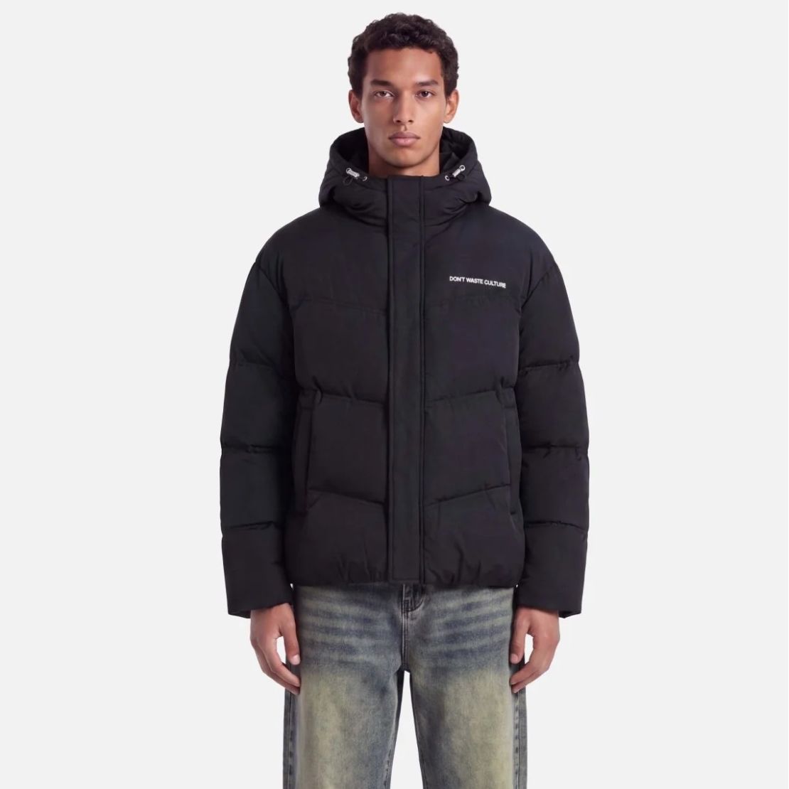 Don’t Waste Culture Sora Puffer Schwarz