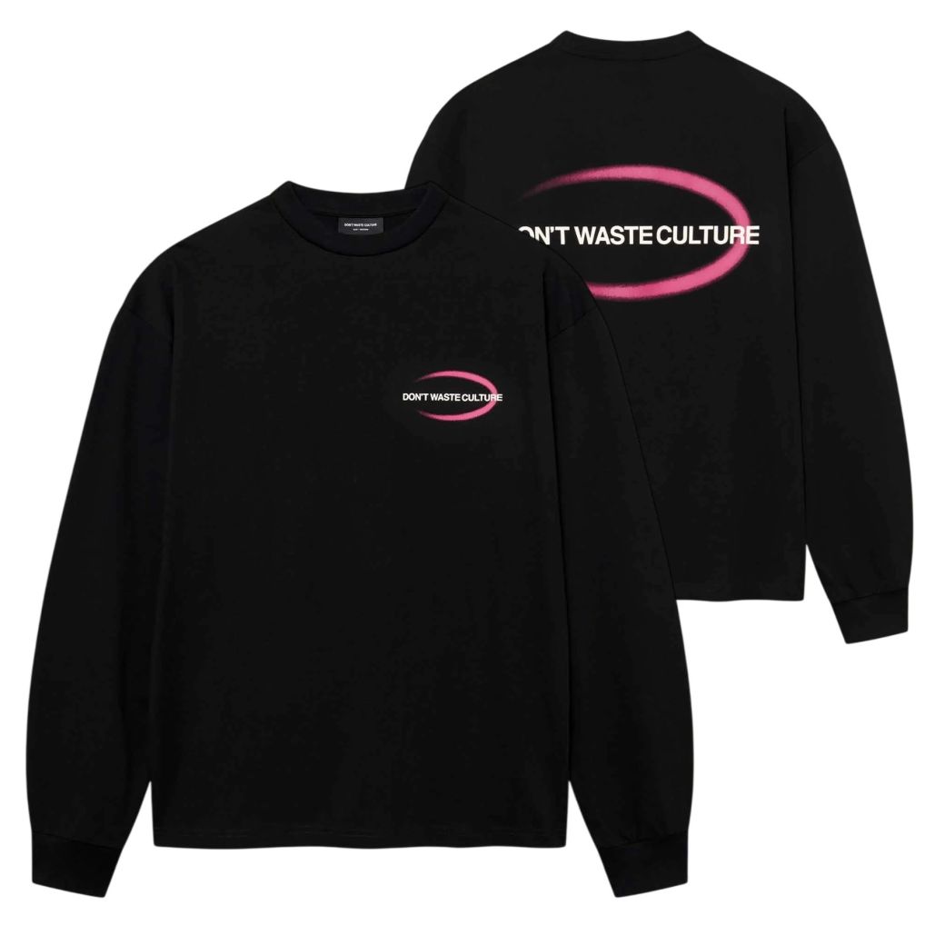 Don't Waste Culture Tavi Longsleeve T-shirt Schwarz