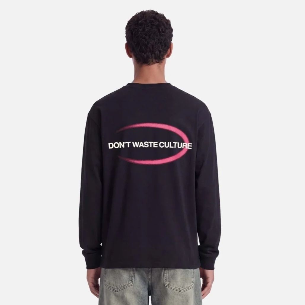 Don't Waste Culture Tavi Longsleeve T-shirt Schwarz