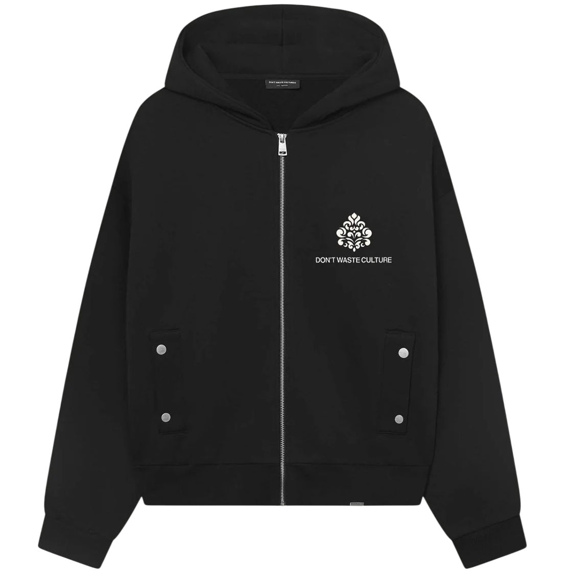 Don't Waste Culture Uno Zip Kapuzenpullover Schwarz