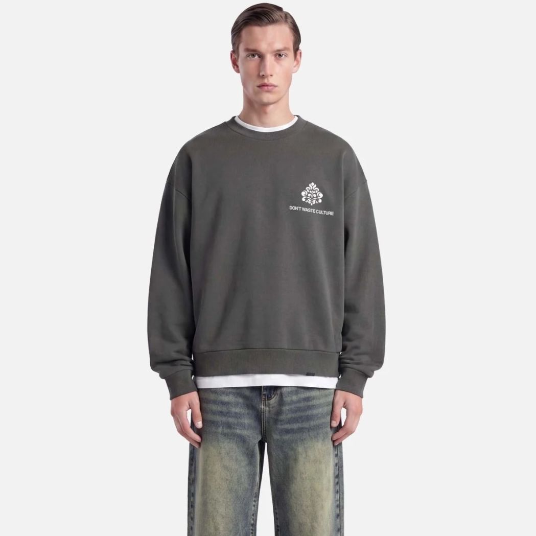 Don’t Waste Culture Yero Pullover Grau