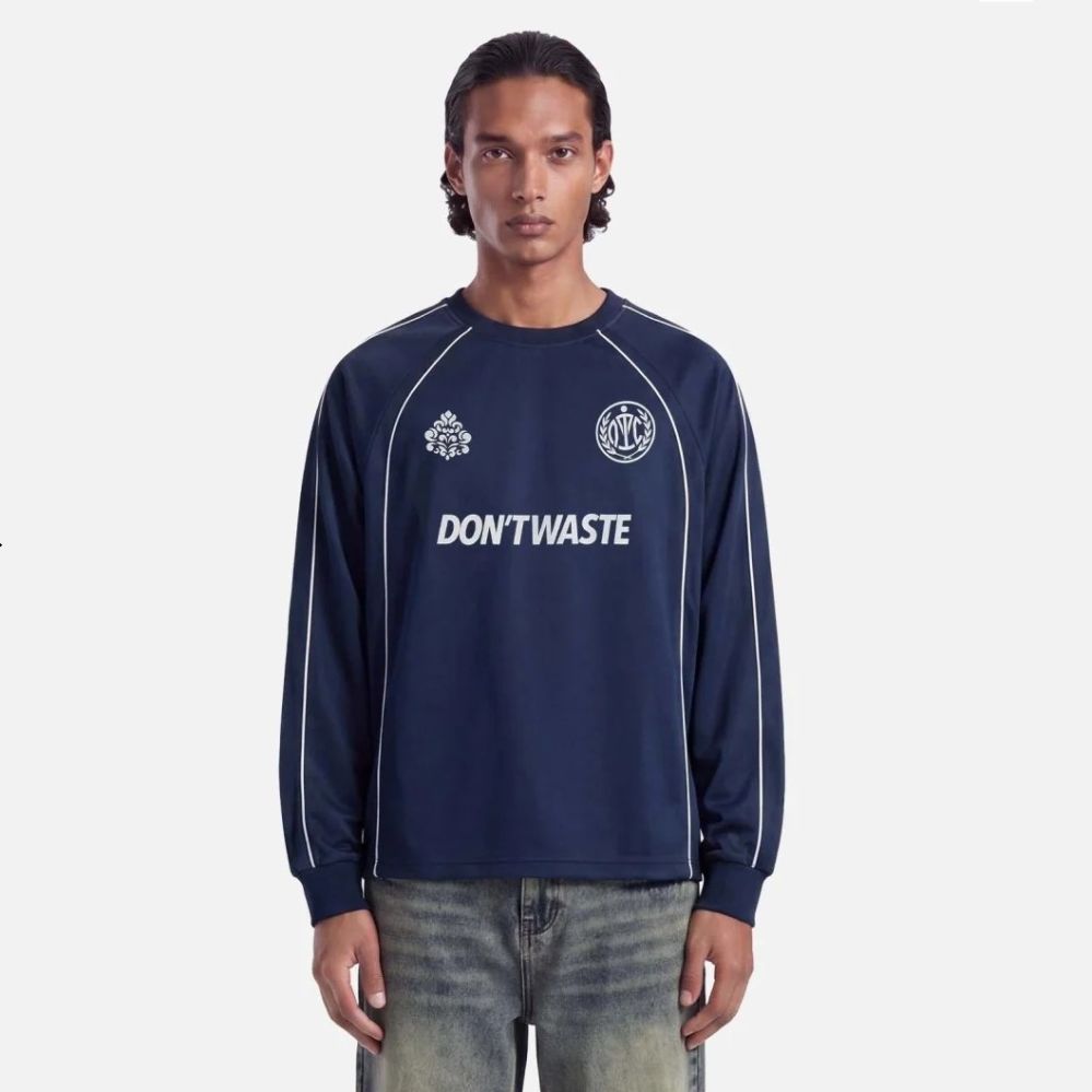 Don't Waste Culture Zeni Longsleeve T-shirt Blau