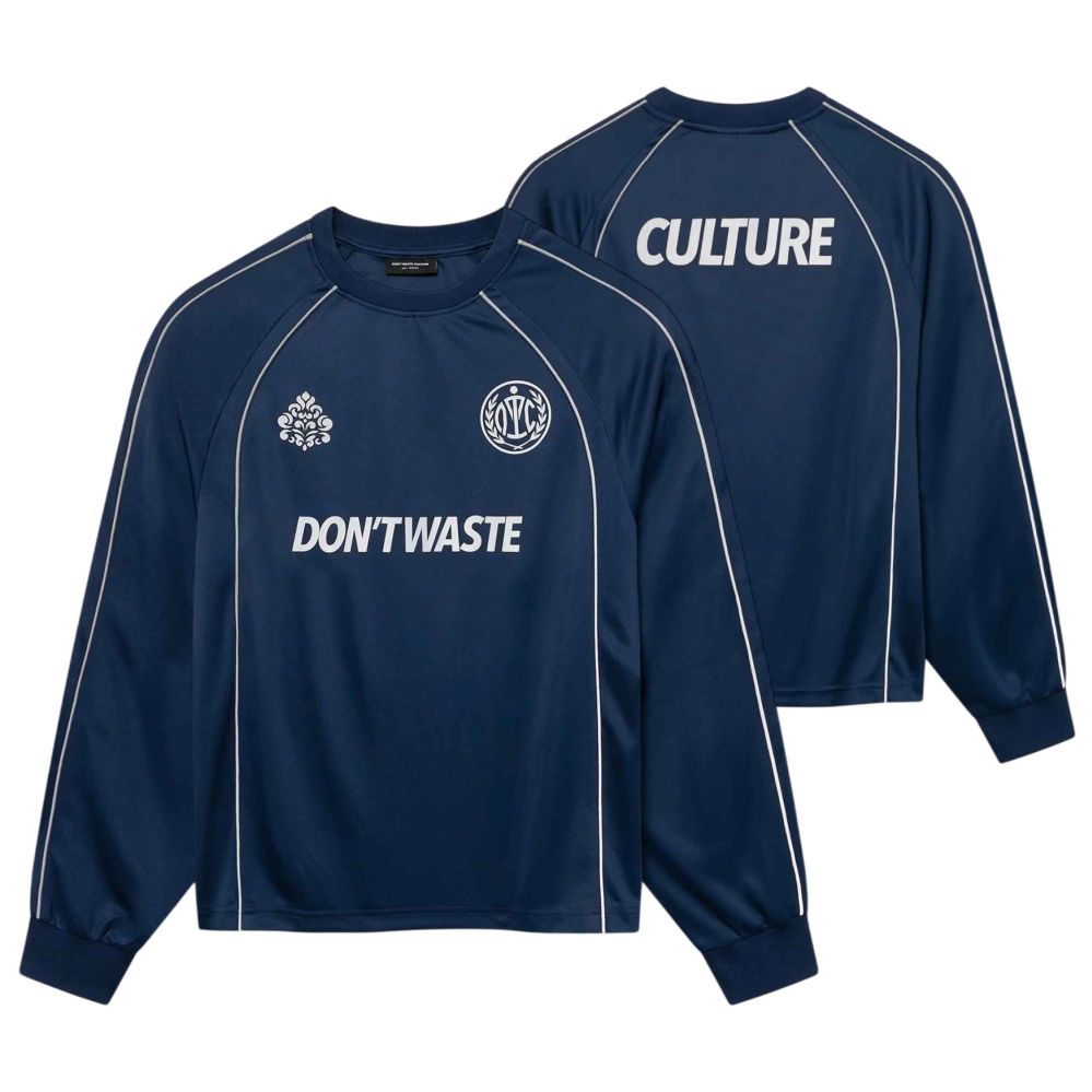 Don't Waste Culture Zeni Longsleeve T-shirt Blau