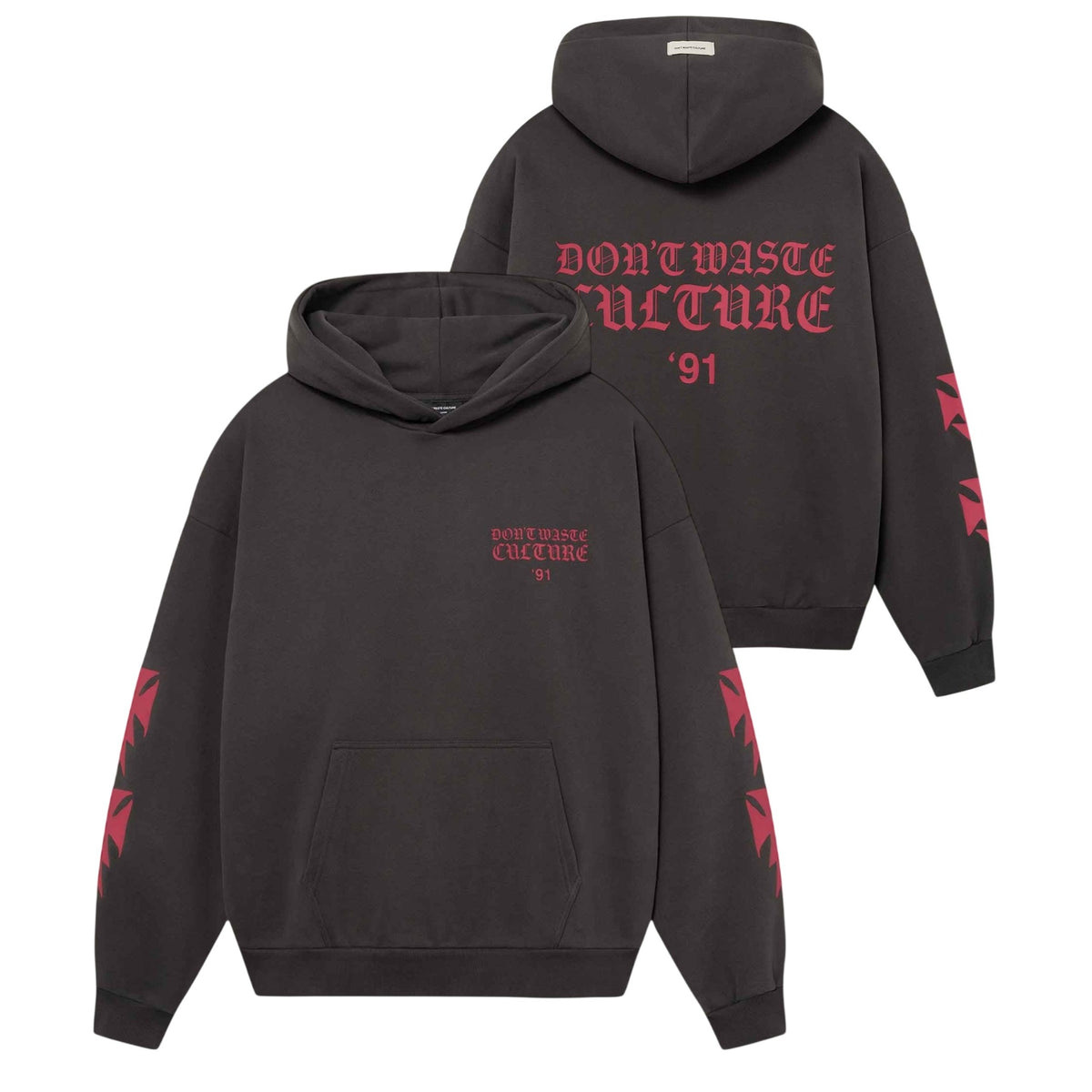 Don’t Waste Culture Arina Kapuzenpullover Anthrazit