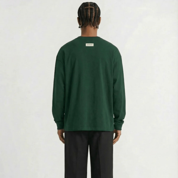 Don't Waste Culture Unisa Longsleeve T-shirt Dunkelgrün