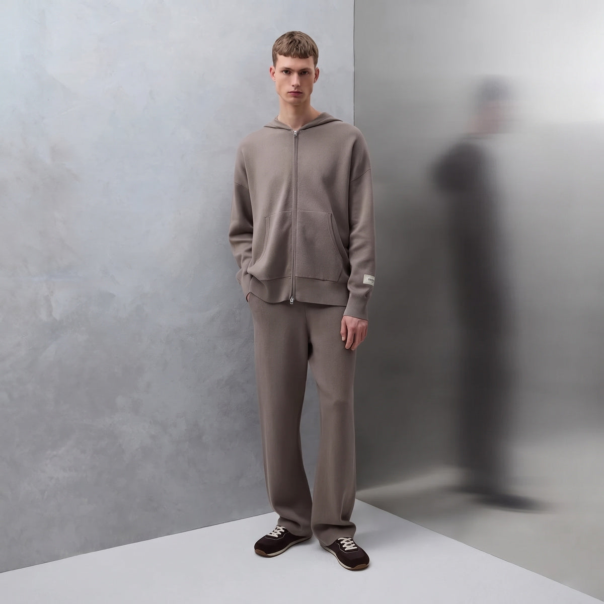Flâneur Atelier Knit Hose Beige