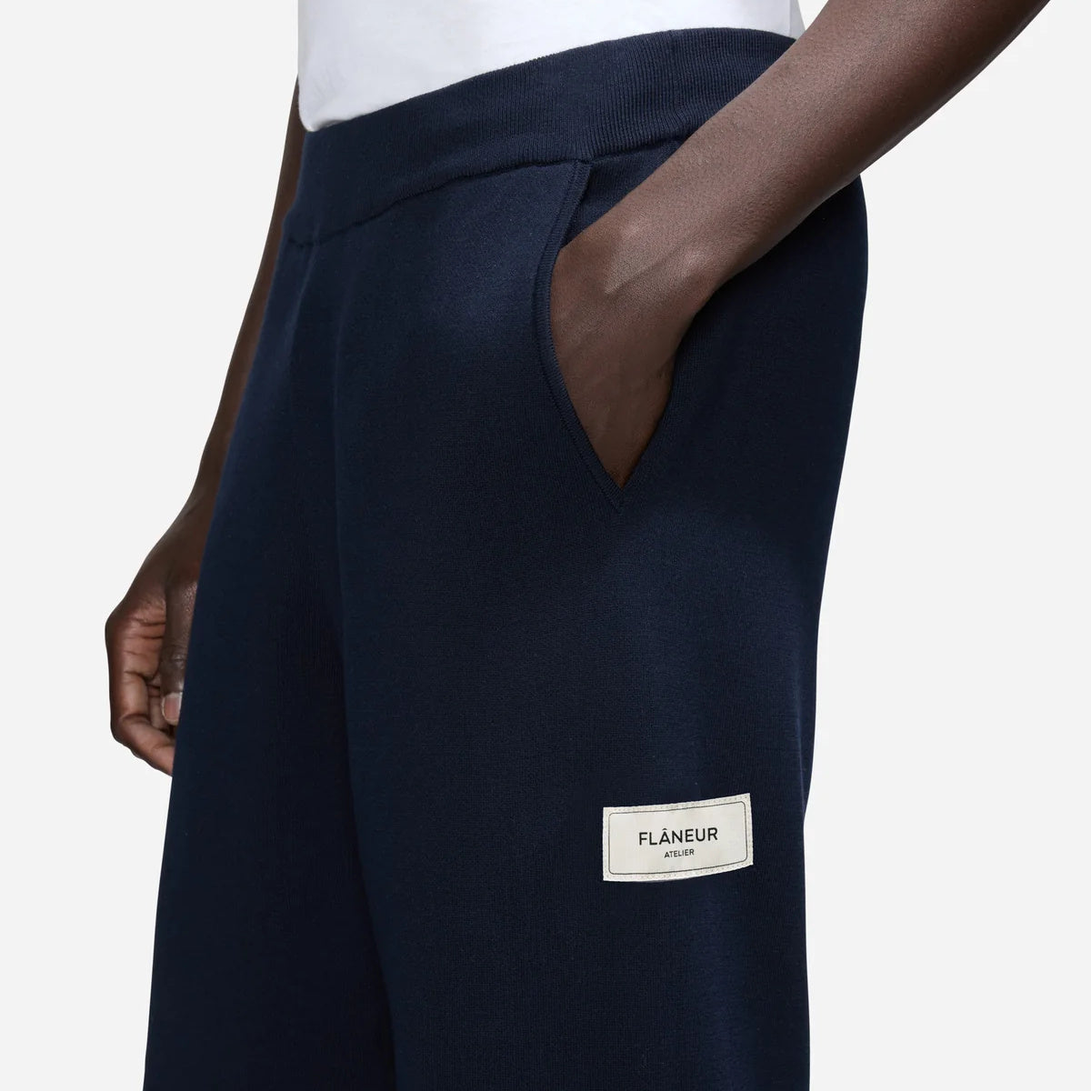 Flâneur Atelier Knit Hose Marine