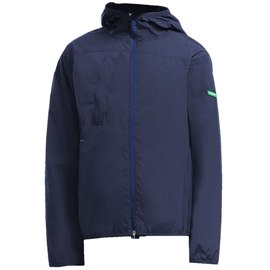 Flâneur Badge Classic Windbreaker Jacke Marine
