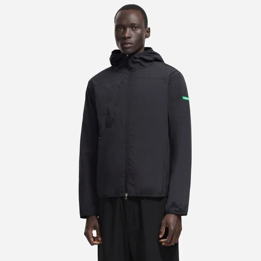 Flâneur Badge Classic Windbreaker Jacke Schwarz