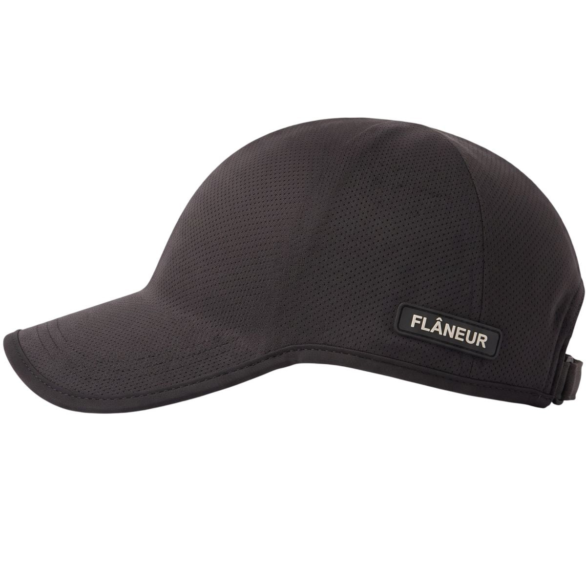 Flâneur Badge Seamless Cap Schwarz