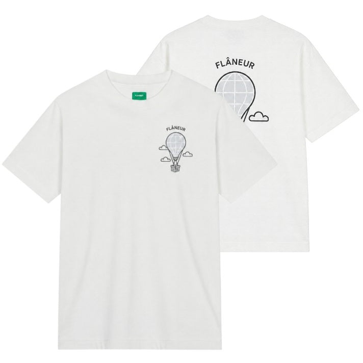 Flâneur Balloon T-shirt Weiß