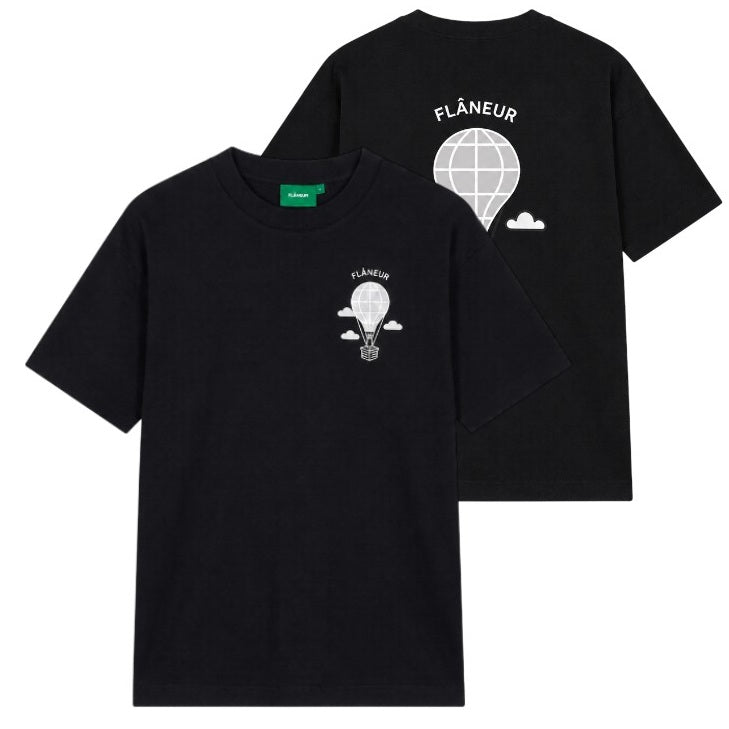 Flâneur Balloon T-shirt Schwarz