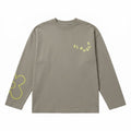 Flâneur Blossom Langarm-T-shirt Dunkelgrün