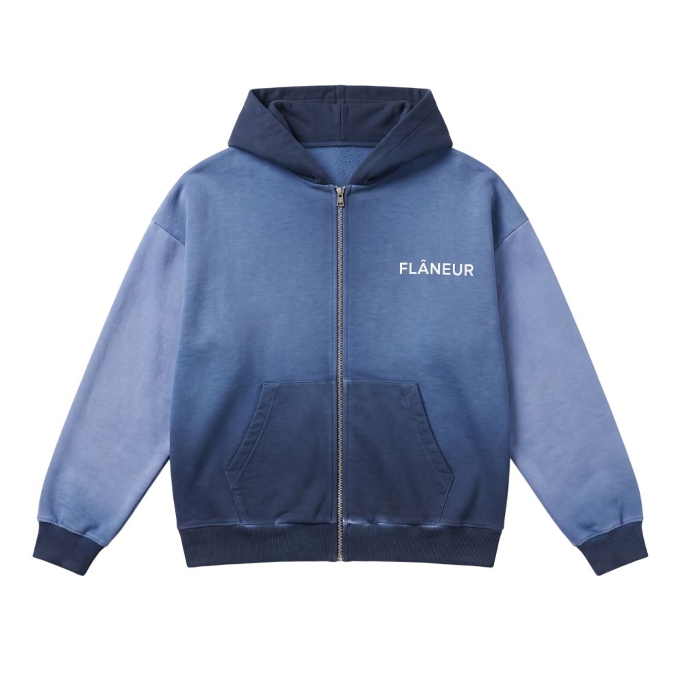 Flâneur Double Logo Weste Marine