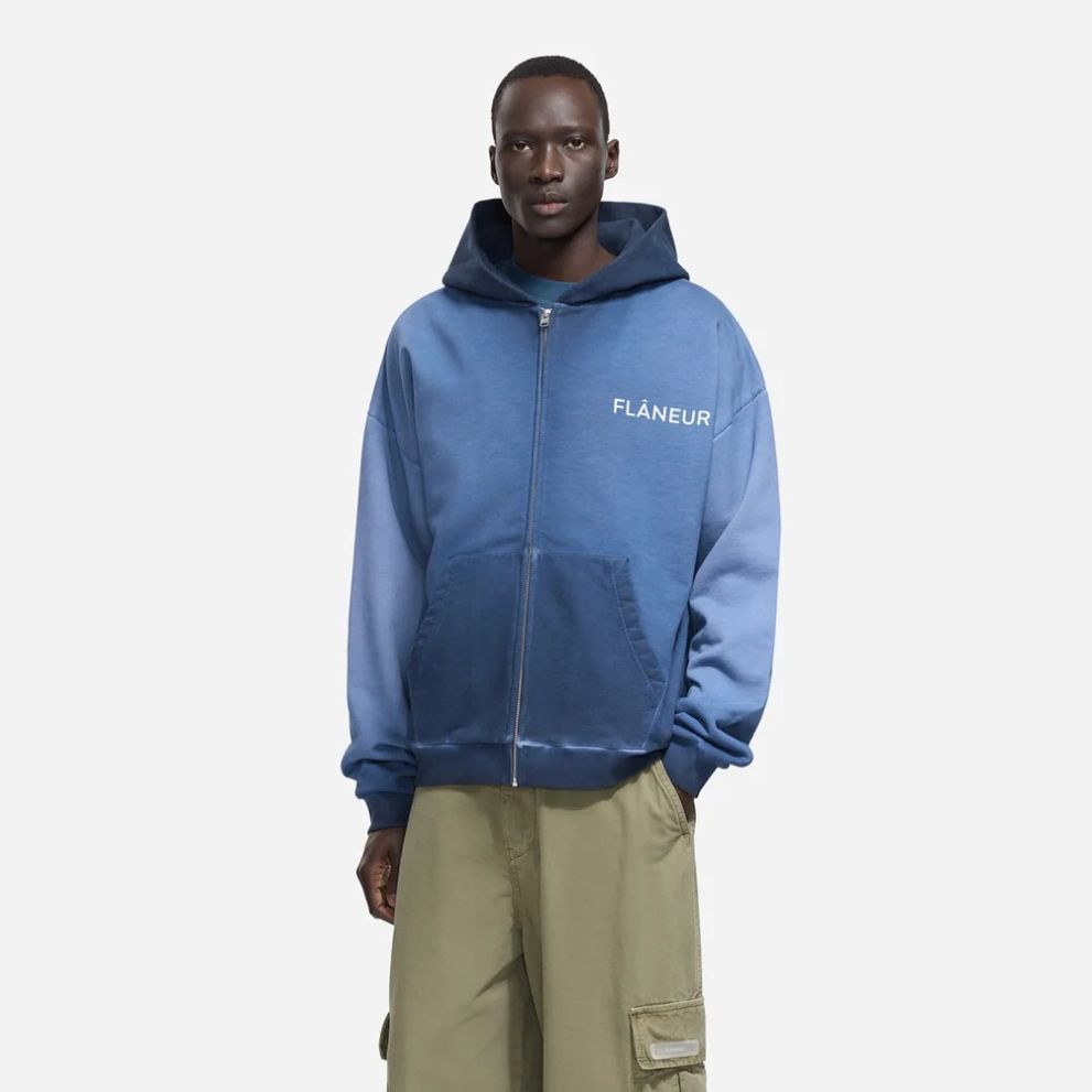 Flâneur Double Logo Weste Marine