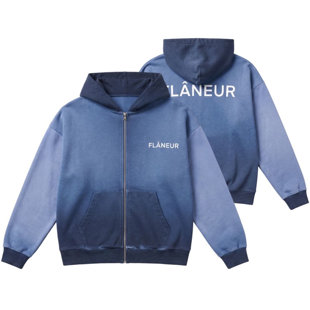 Flâneur Double Logo Weste Marine