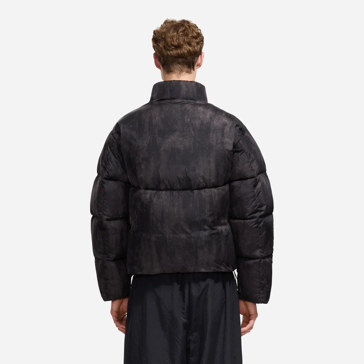Flâneur Logo Puffer Schwarz