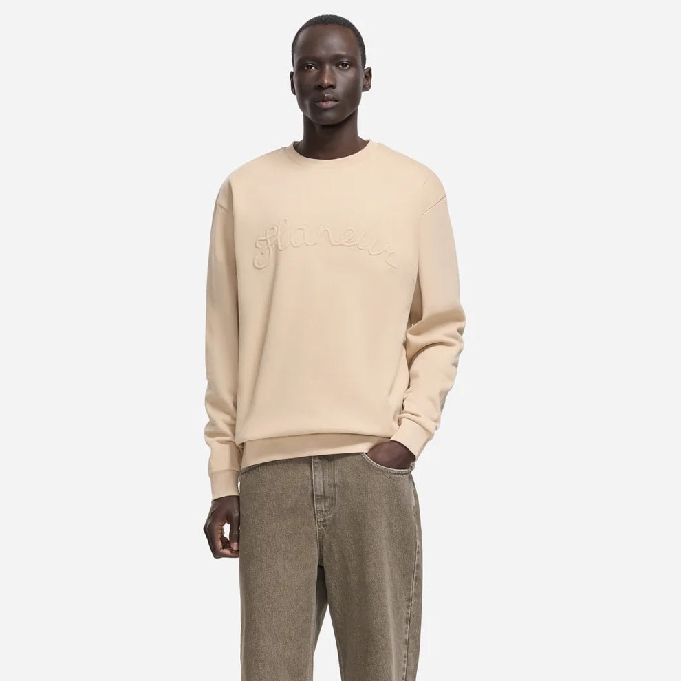 Flâneur Signature Outline Pullover Beige