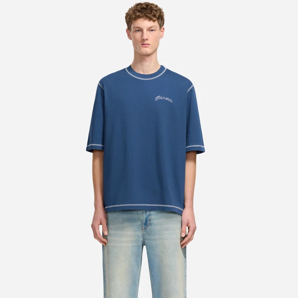 Flâneur Signature Outline T-shirt Marine