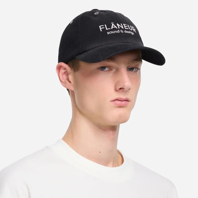 Flâneur Sound & Design Studio Member Cap Schwarz