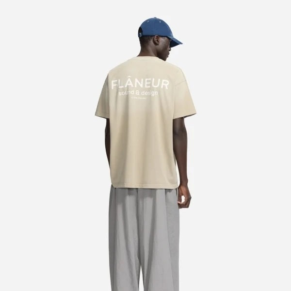 Flâneur Sound & Design Studio Member T-shirt Beige
