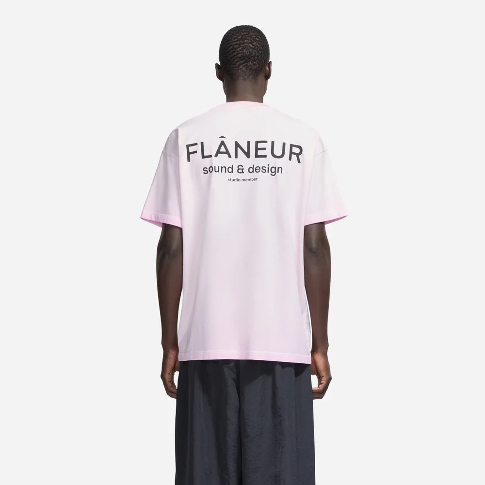 Flâneur Sound & Design Studio Member T-shirt Rosa