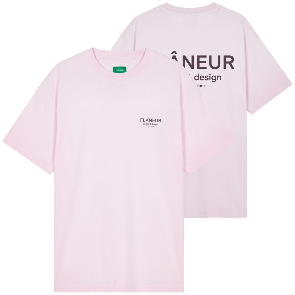 Flâneur Sound & Design Studio Member T-shirt Rosa