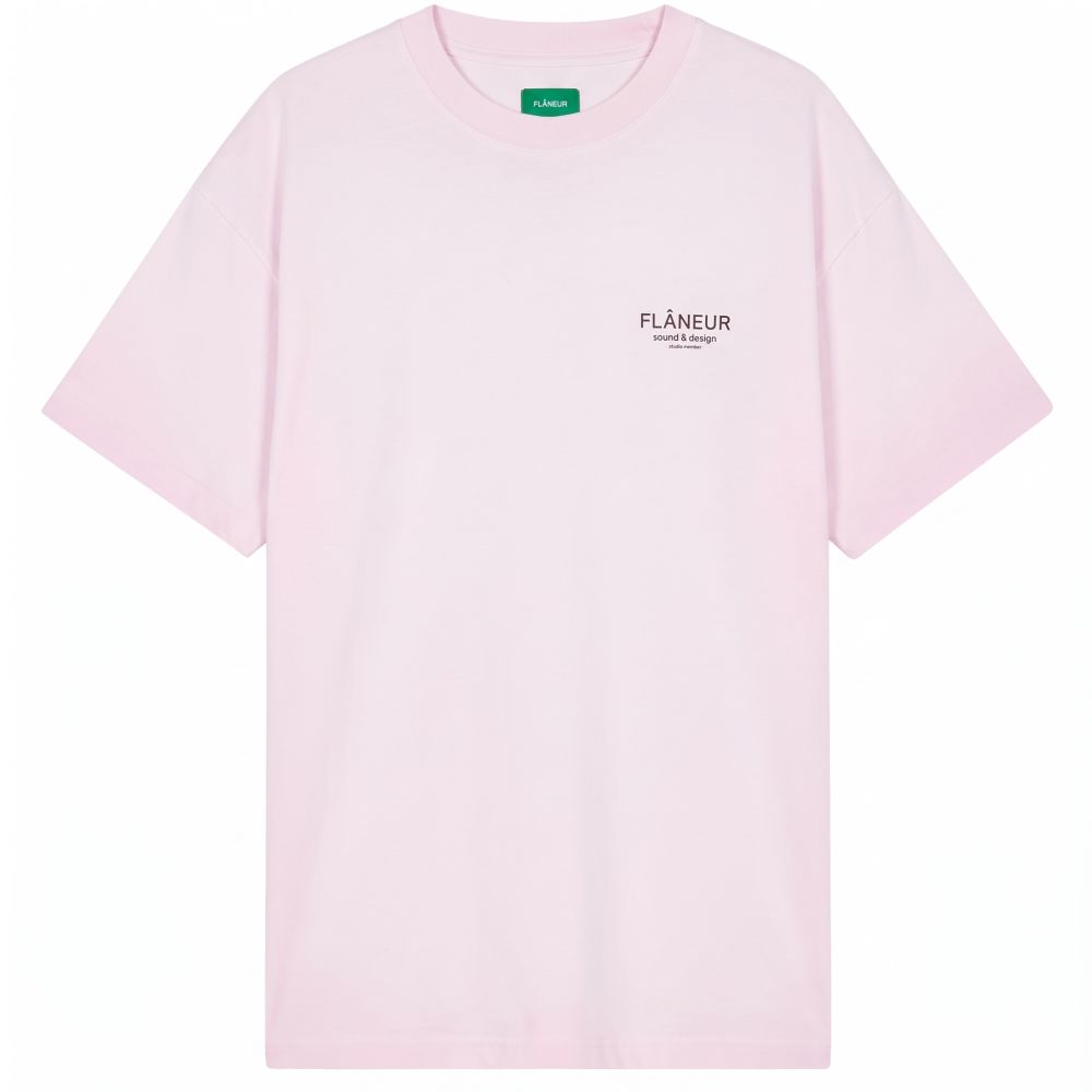 Flâneur Sound & Design Studio Member T-shirt Rosa