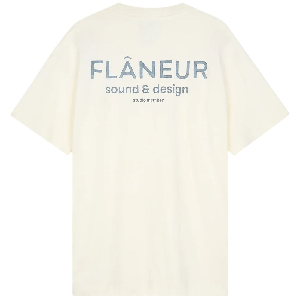 Flâneur Sound & Design Studio Member T-shirt Weiß