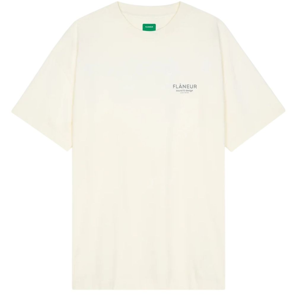 Flâneur Sound & Design Studio Member T-shirt Weiß