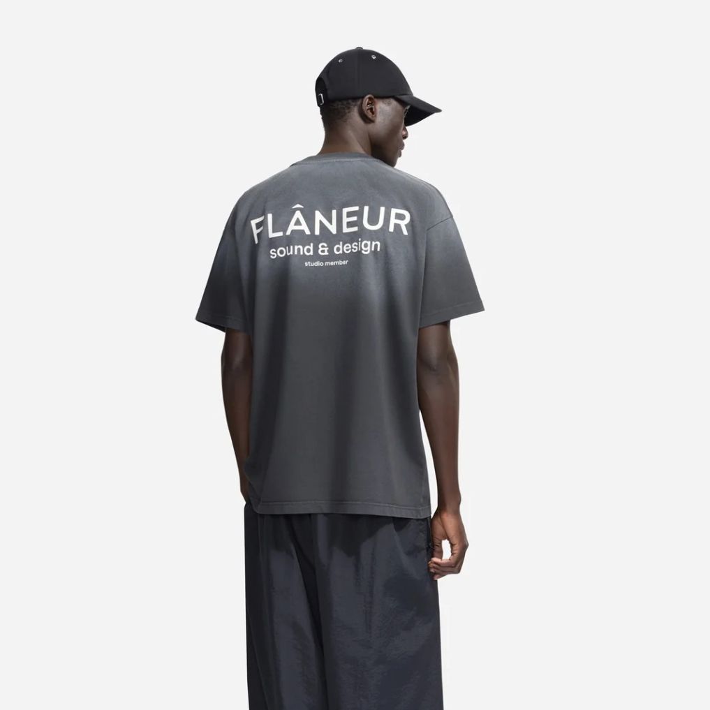 Flâneur Sound & Design Studio Member T-shirt Schwarz