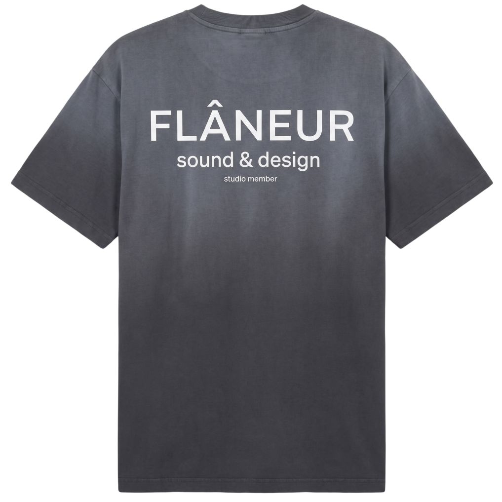 Flâneur Sound & Design Studio Member T-shirt Schwarz