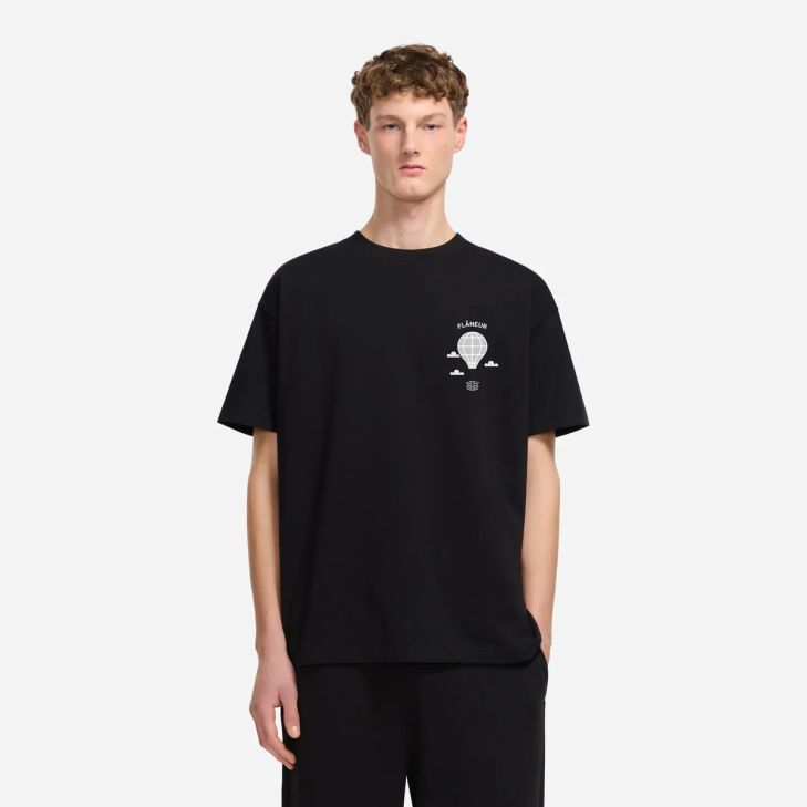 Flâneur Balloon T-shirt Schwarz