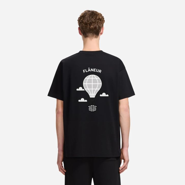 Flâneur Balloon T-shirt Schwarz