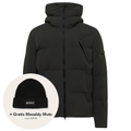 Genti Cross Puffer Schwarz