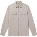 Gentiluomo Bonucci Zip Überhemd Beige