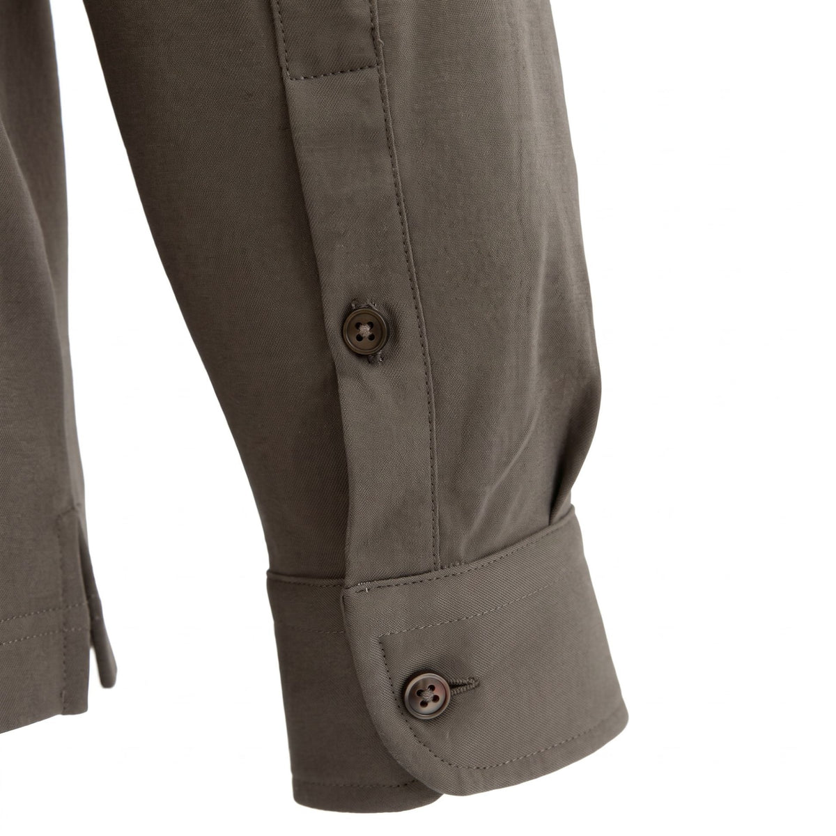 Gran Sasso Langarm-Poloshirt Braun