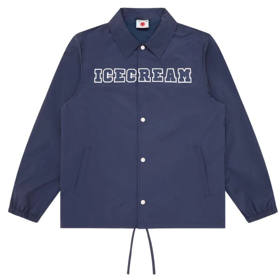 Icecream College Applique Coach Jacke Marine