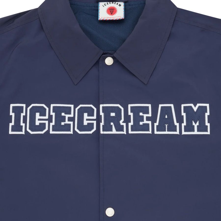 Icecream College Applique Coach Jacke Marine