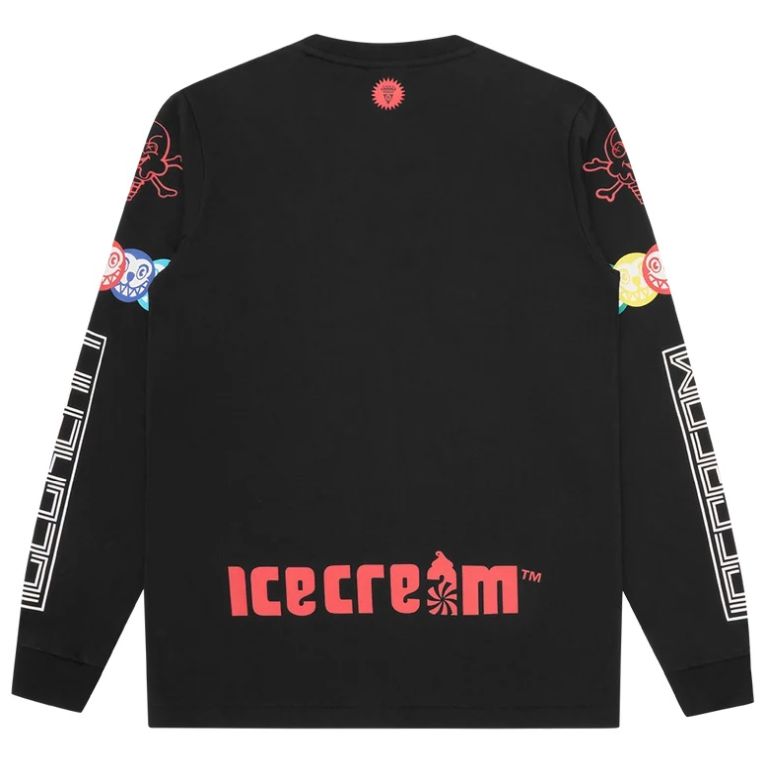 Icecream Pit Crew Longsleeve T-shirt Schwarz
