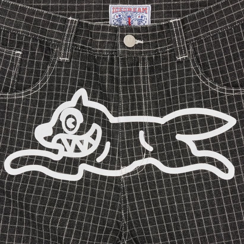 Icecream Ripstop Running Dog Double Scoop Jeans Schwarz