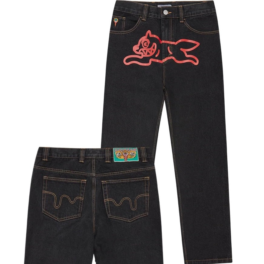 Icecream Running Dog Double Scoop Jeans Schwarz