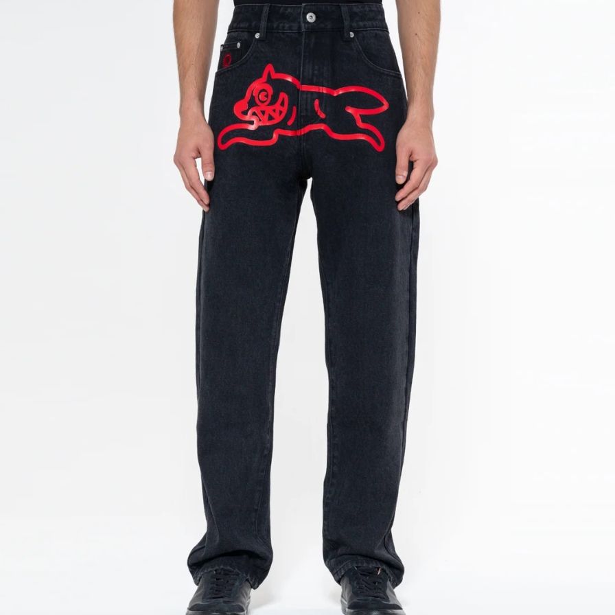 Icecream Running Dog Jeans Schwarz