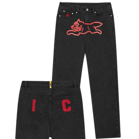 Icecream Running Dog Jeans Schwarz