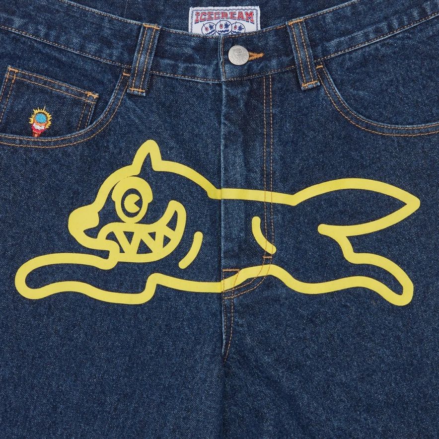 Icecream Running Dog Triple Scoop Jeans Dunkelblau
