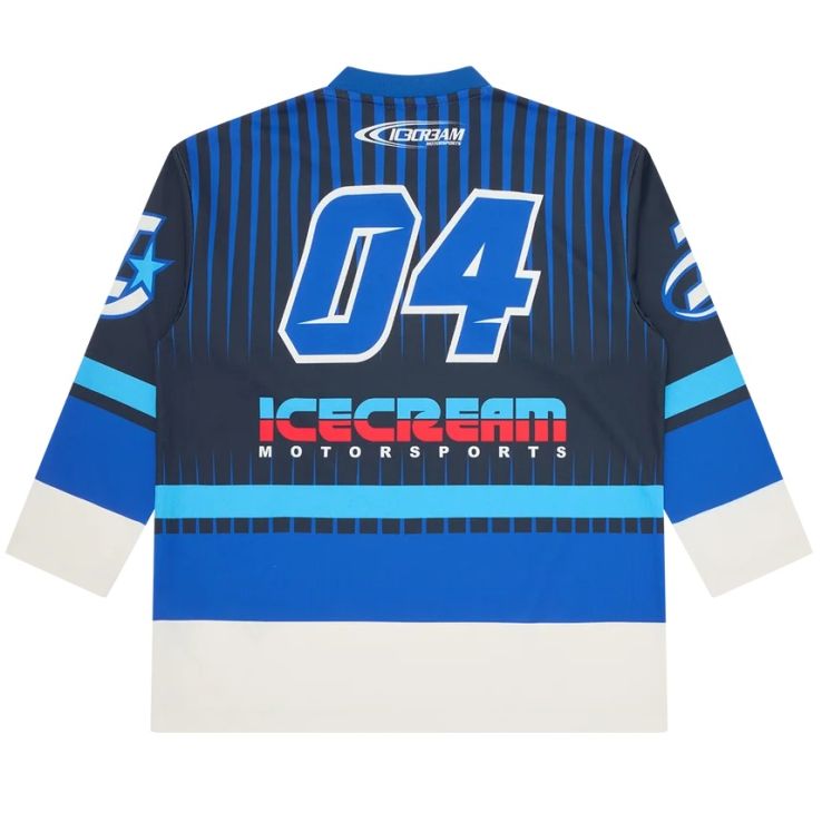 Icecream Speedway Hockey Longsleeve T-shirt Marine