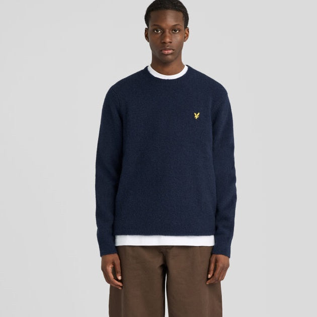 Lyle & Scott Brushed Pullover Marine