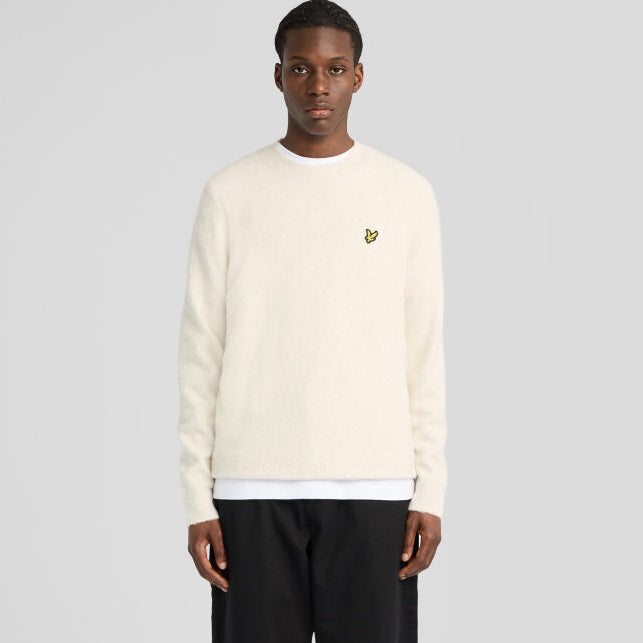 Lyle & Scott Brushed Pullover Offwhite